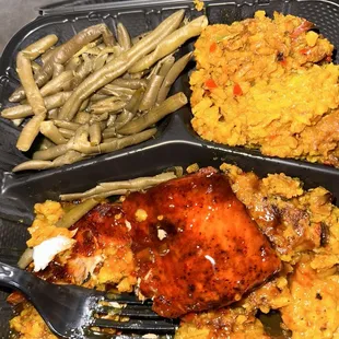 Cajun Salmon Platter