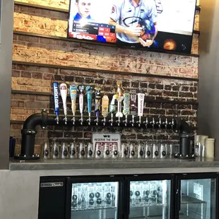 Beers on tap
