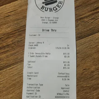 Side Impossible Patty