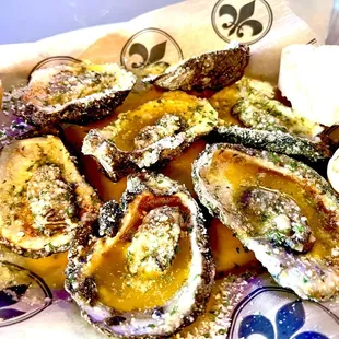 Char Grilled Oysters (swimming in butter)