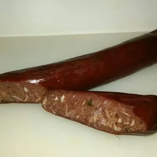 Jalapeño meat stick.