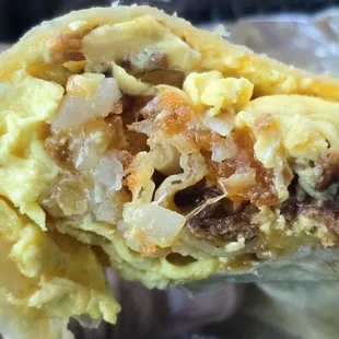 Breakfast burrito