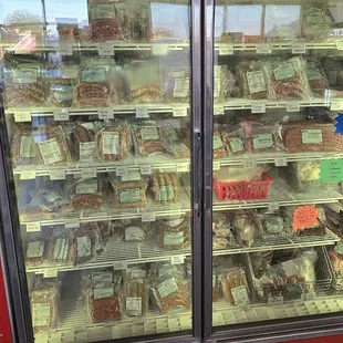 Frozen specialty brats