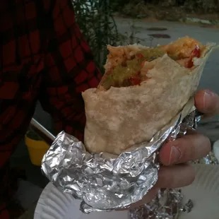 Veggie burrito