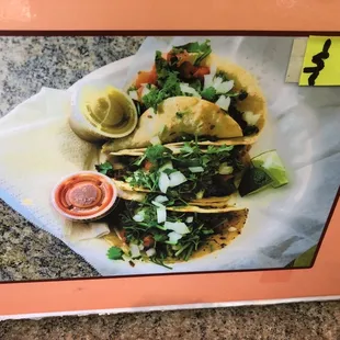 Taco deal 3x5 chicken or pastor $5