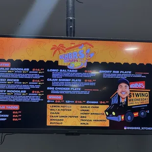 Menu as of 11/21/24