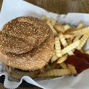 Delicious burger!