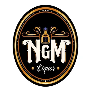 the logo for ngm liquor