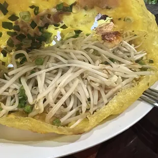 Loaded with bean sprouts