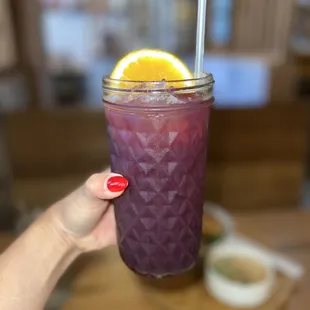 Butterfly pea refresher