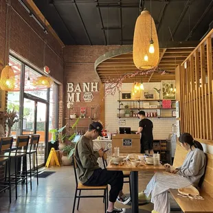 Front dining area and reception.
