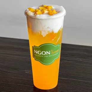 Mango Kumquat with Cream Foam