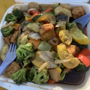 Vegetable Delight with Tofu