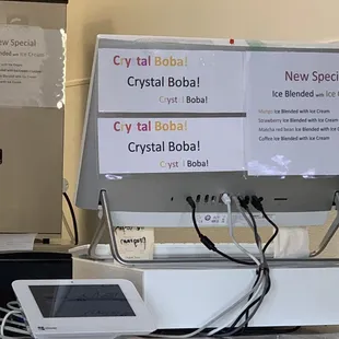 Specials &amp; Crystal Boba