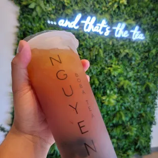 Kiwi Peach Tea
