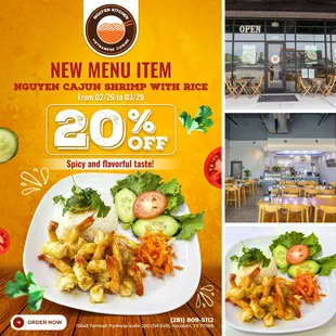 THỬ NGAY MÓN MỚI ĐẶC BIỆT: CƠM TÔM SỐT CAJUN SIÊU HOT
Sốt Ngon Độc Quyền Tại Nguyen Kitchen Vietnamese Cuisine

Là một tín đồ ăn cay thì