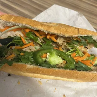 Chicken banh mi