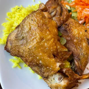a plate of food