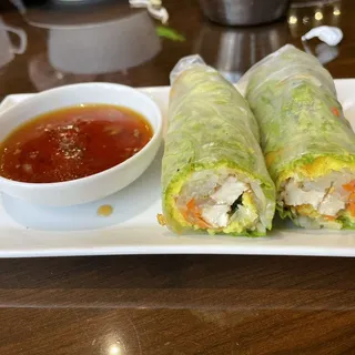 Two Vietnamese Crepe Rolls