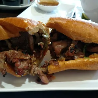 Grilled Lemongrass Pork Sandwich