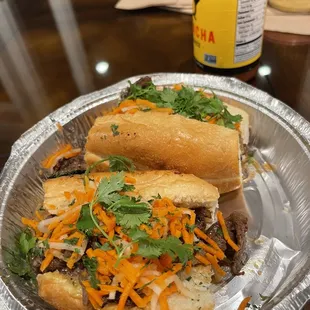 Bulgogi Short Rib Steak Sandwich