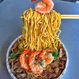 Garlic noodles