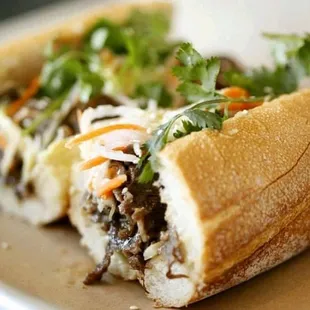 Bulgogi ribeye sandwich