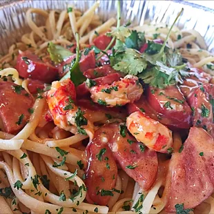 Tried the CRAWFISH PASTA today and the crawfish tastes good!