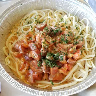 pasta dish, pasta, food