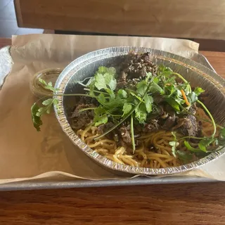 Garlic Noodles with protein