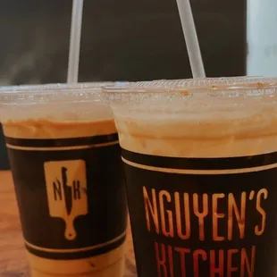 Vietnamese coffee / Thai Tea