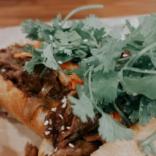 Bulgogi Short Rib Steak Sandwich
