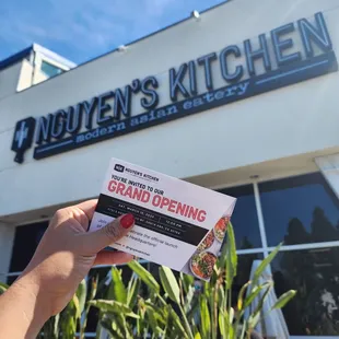 Grand opening event! Cannot wait to get some delicious food!3