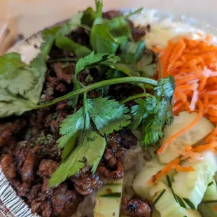 Grilled pork bowl