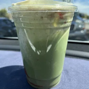 Strawberry Matcha Latte