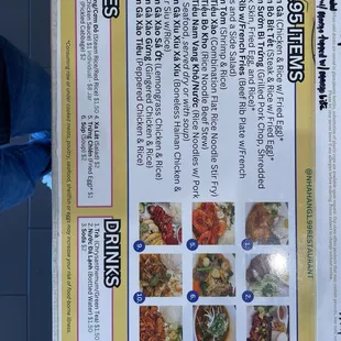 menu, sushi and sashimi