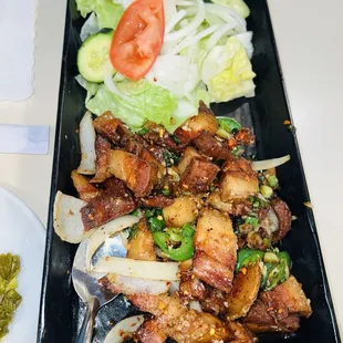 Thit kho chien