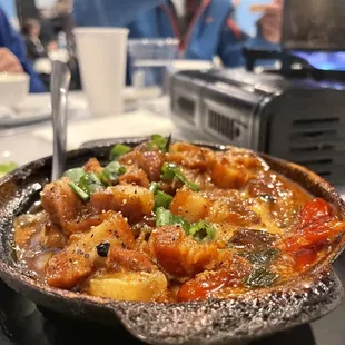 Braised pork and fish