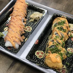 Left: Thunder Roll Right: Nhinja Roll