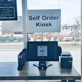 Self order kiosk