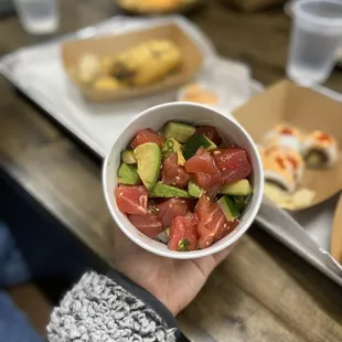 food, sushi and sashimi