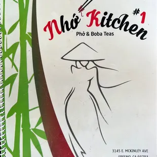 Menu Cover, Nhu Kitchen