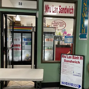 You can no longer enter the store, but place order at the table in front of the door.