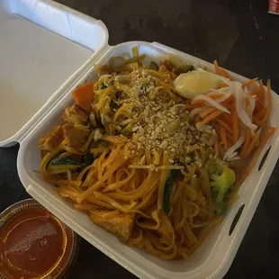 Tofu pad Thai