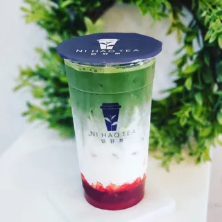 Strawberry Matcha Latte