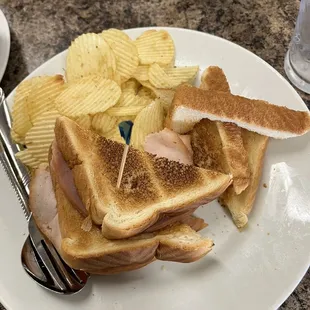 The bread was too hard too eat