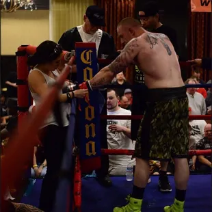 Me taking off gloves..  I do everything but mostly behind the scenes :/ lol