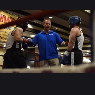 Our very own Salvador Molina as ref for smarter fights!