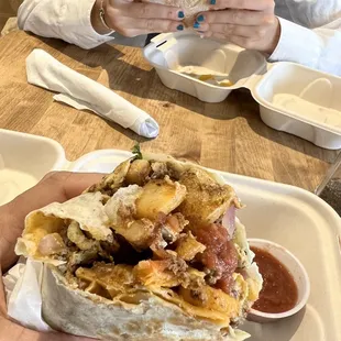 El Burro Breakfast Burrito