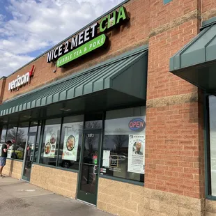 the front of a restaurant
